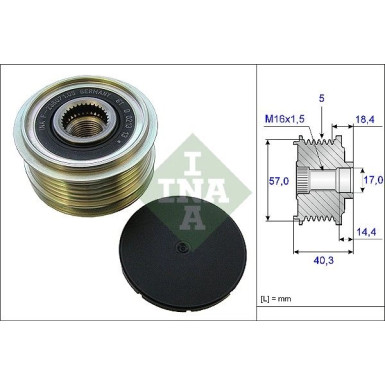 Generatorfreilauf 535 0187 10 Generatorfreilauf 535 0187 10