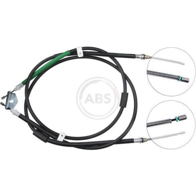 A.B.S. Handbremsseil Seilzug Festellbremse K12415 A.B.S. Handbremsseil Seilzug Festellbremse K12415
