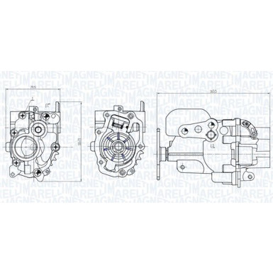 MAGNETI MARELLI Ölpumpe 351516000055