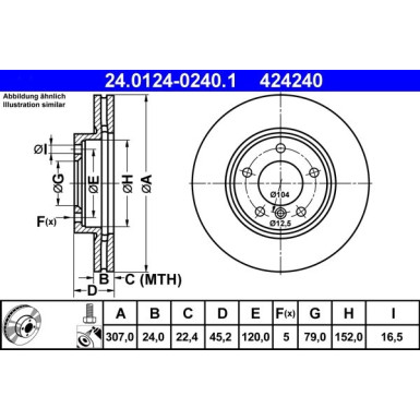 Bremsscheibe 24.0124-0240.1