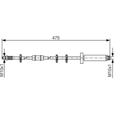 Bremsschlauch FIAT 1987476329