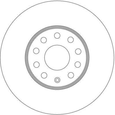 Bremsscheibe Vw P. Golf 5/A3/Octavia/Caddy/Touran 288X25Mm DF4295 Bremsscheibe Vw P. Golf 5/A3/Octavia/Caddy/Touran 288X25Mm DF4295