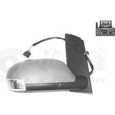 Aussenspiegel re. elek. Verst. bhz VW Touran OE 1T1857508L9B9 HAGUS Aussenspiegel re. elek. Verst. bhz VW Touran OE 1T1857508L9B9 HAGUS