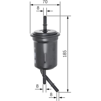 Kraftstofffilter KIA,SAIPA 0 450 905 970