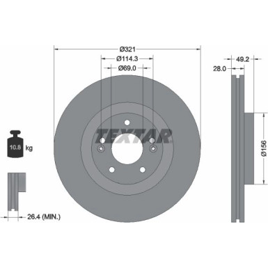 Bremsscheibe 92242905 Bremsscheibe 92242905