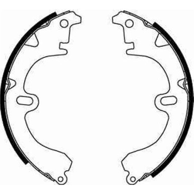 82 461 008 Bremsbacken GS8181 82 461 008 Bremsbacken GS8181