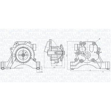 MAGNETI MARELLI Ölpumpe 351516000034 MAGNETI MARELLI Ölpumpe 351516000034
