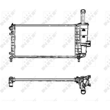 Kühler, Motorkühlung 53605 Kühler, Motorkühlung 53605
