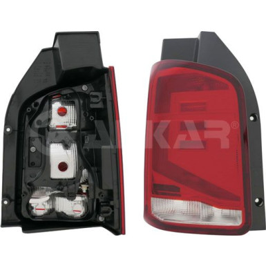 HECKL L LED/W16W ROT/WEISS (HECKTÜREN) VW TRANSPORTER T6 8,19 7395,658,6