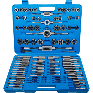 BGS Gewindeschneid-Satz metrisch / Zoll 110-tlg 900 BGS Gewindeschneid-Satz metrisch / Zoll 110-tlg 900