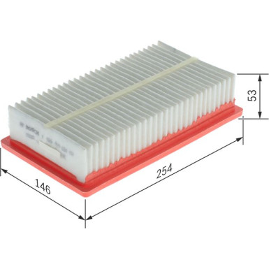 Luftfiltereinsatz F 026 400 634