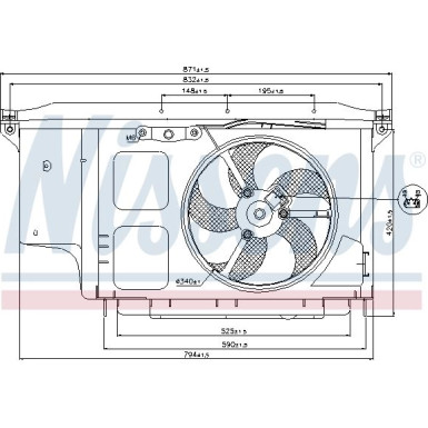 Kühlerlüfter PKW 85007 Kühlerlüfter PKW 85007