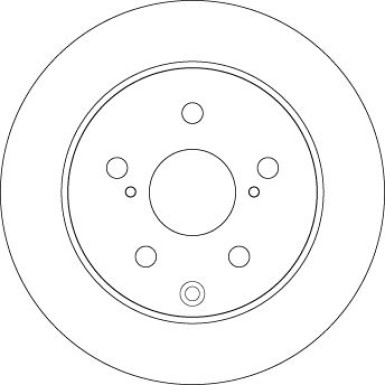 Bremsscheibe Toyota T. Rav4 DF4829 Bremsscheibe Toyota T. Rav4 DF4829