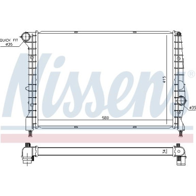 Wasserkühler PKW 60058 Wasserkühler PKW 60058