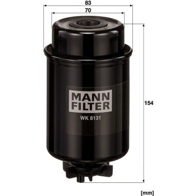 Mann & Hummel Kraftstofffilter LKW John Deere WK 8131