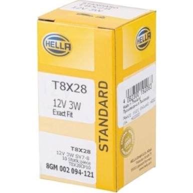 HELLA Glühlampe, Blinkleuchte 8GM 002 094-121 STANDARD