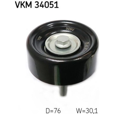 Umlenkrolle Multi-V VKM 34051 Umlenkrolle Multi-V VKM 34051