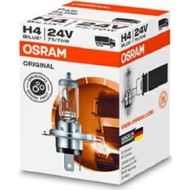 H4 OSRAM 24V 75/70W P43T H4 ORIGINAL 64196