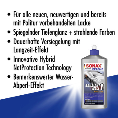 Sonax Xtreme BrillantWax 1 500ml XTREME BrilliantWax 1 02012000