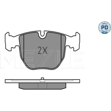 Bremsbelagsatz Bmw P. E39 520-540 11/95 025 214 8619/PD Bremsbelagsatz Bmw P. E39 520-540 11/95 025 214 8619/PD