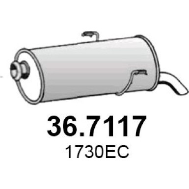 Endschalldämpfer 36.7117