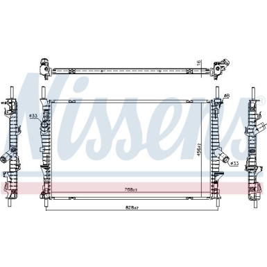Wasserkühler PKW 66861 Wasserkühler PKW 66861