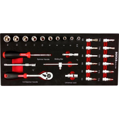 Werkzeugsatz 1/4, 28-Teilig OK-01.3100