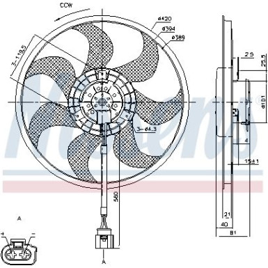 Kühlerlüfter PKW VW T5 03 85805 Kühlerlüfter PKW VW T5 03 85805