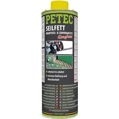 Petec Seilfett Saugdose 1000ml SEILFETT DRAHTSEIL- & ZAHNRADFETT SAUGDOSE 73610