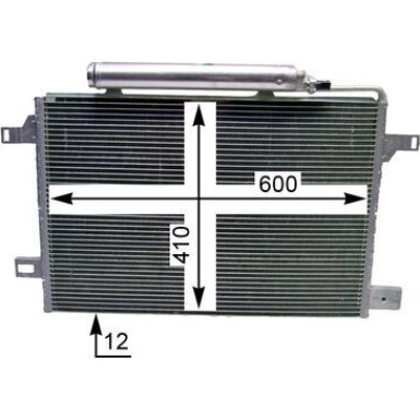 Kondensator, Klimaanlage AC 369 000P Kondensator, Klimaanlage AC 369 000P