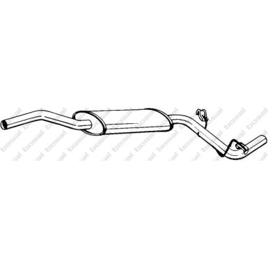 Bosch Automotive Auspuffschalldämpfer 281-371