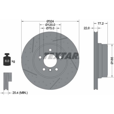 Bremsscheibe 92295505 Bremsscheibe 92295505