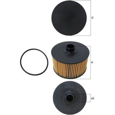 MAHLE Ölfilter OX 968D MAHLE Ölfilter OX 968D