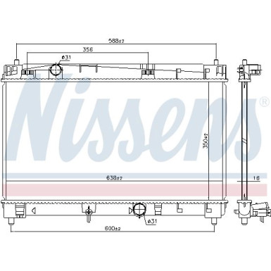 Wasserkühler PKW 646847