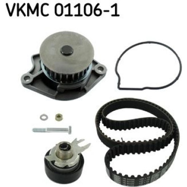 SKF Wasserpumpe + Zahnriemensatz VKMC 01106-1