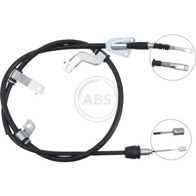 A.B.S. Handbremsseil Seilzug Festellbremse K17633 A.B.S. Handbremsseil Seilzug Festellbremse K17633