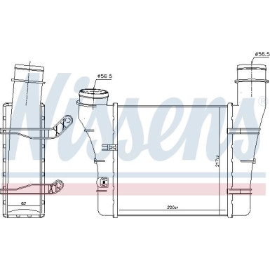 Ladeluftkühler PKW AUDI A4/A6 97 96707 Ladeluftkühler PKW AUDI A4/A6 97 96707