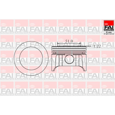 FAI AutoParts Kolben PK9-000