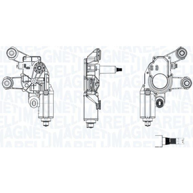MAGNETI MARELLI Wischermotor 064342004010
