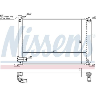 Wasserkühler PKW 646913 Wasserkühler PKW 646913