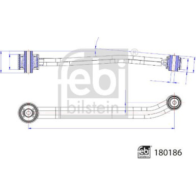 Querlenker HA re 180186