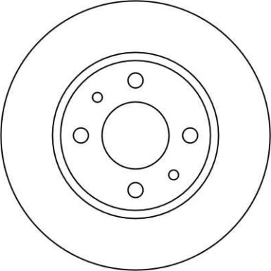 TRW Bremsscheibe DF1740