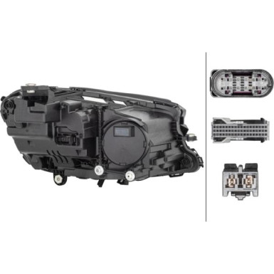 SCHEINWERFER L HELLA MERCEDES E-KLASSE 16 1EX 014 215-311