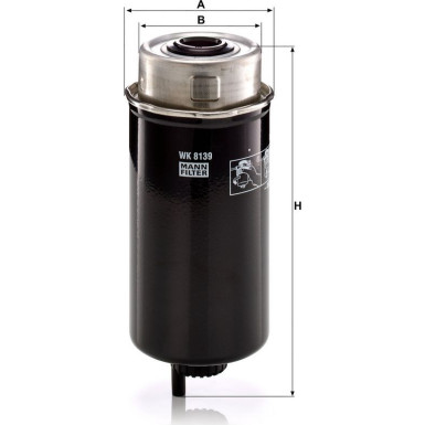 Mann & Hummel Kraftstofffilter LKW Bamford WK 8139