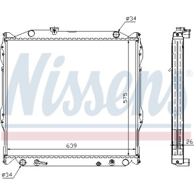 Wasserkühler PKW 647551 Wasserkühler PKW 647551