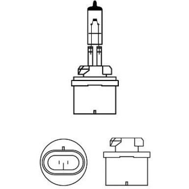 H27W1 12V.27W.PG13 Lampe 1 Stück 12059C1
