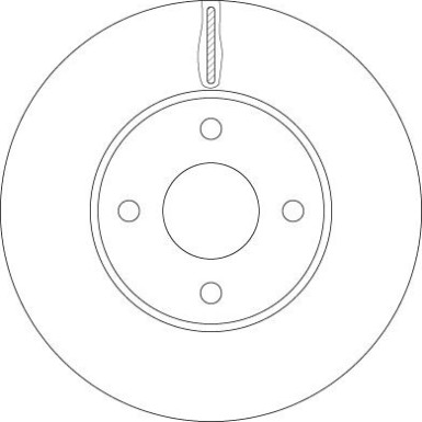 51 481 070 Bremsscheibe VA FORD Fiesta V 2005 - 2008 DF6520 51 481 070 Bremsscheibe VA FORD Fiesta V 2005 - 2008 DF6520