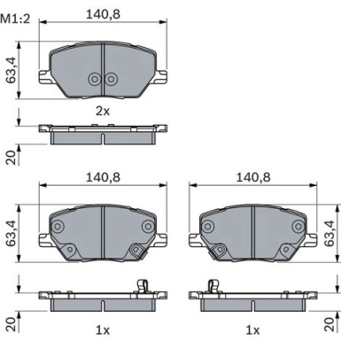Bremsbelag 0 986 494 941 Bremsbelag 0 986 494 941
