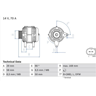 Lichtmaschine SEAT,SKODA,VW 0 986 048 891 Lichtmaschine SEAT,SKODA,VW 0 986 048 891