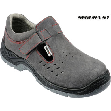 Sicherheitshalbschuh Segura S1 Gr÷ße 40 Veloursleder YT-80464